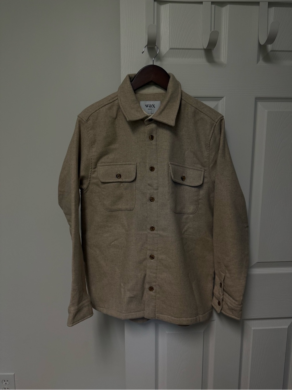 NWT Wax London Lomond Overshirt Natural Color Men’s  M